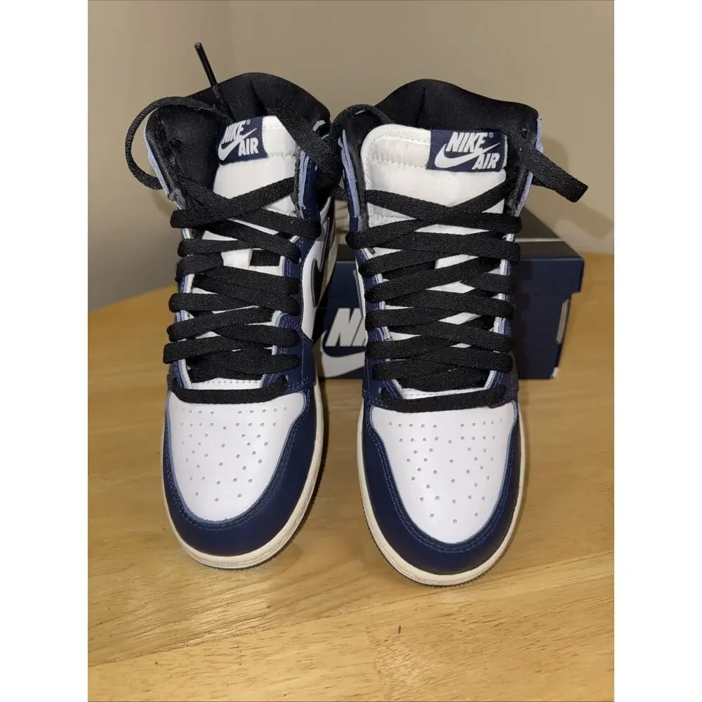 Nike Jordan 1 Retro High Midnight Navy GS Size 4.5Y 6 Women’s FD1437-401 NEW